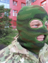 Маска п/ш  Стрекоза (3 отв.), зеленый кмф - интернет магазин Полигон